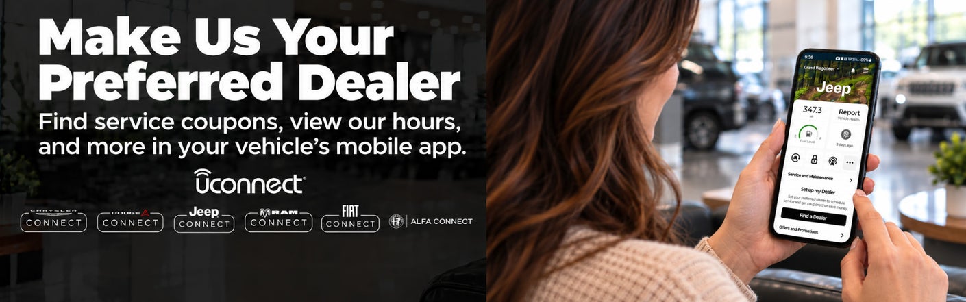uconnect® make us your preferred dealer | South Richmond CDJR in Prince George VA