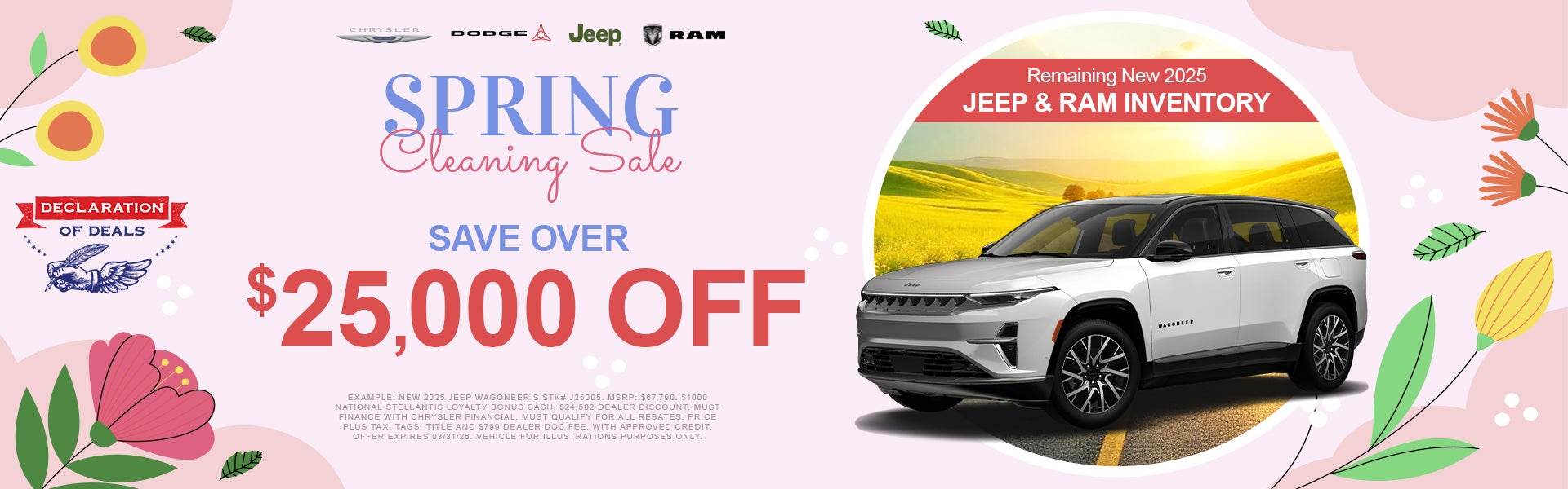 Spring Cleaning Sale