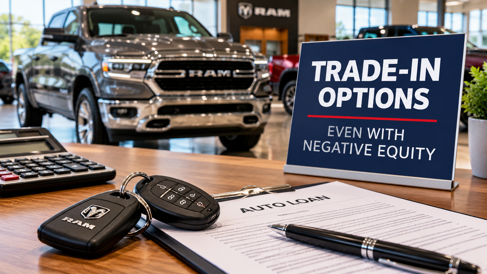 Vehicle trade-in and negative equity auto financing options at South Richmond Chrysler Dodge Jeep Ram near Petersburg, VA